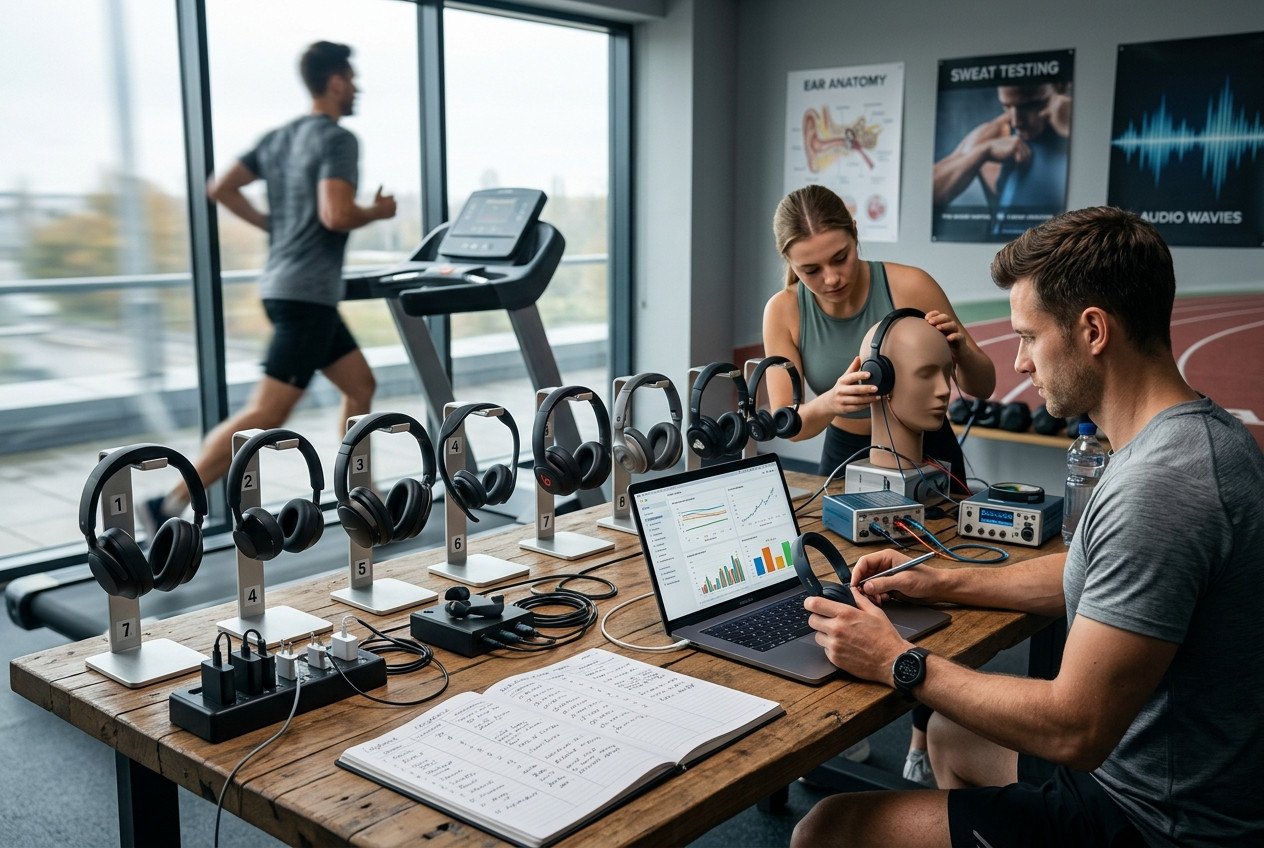 Jak testowaliśmy osiem modeli sportowych słuchawek